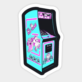 Ms. Pac Man Retro Arcade Game Sticker